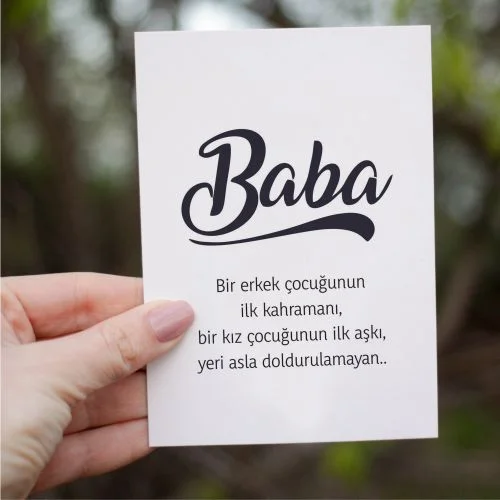 Baba Motto Kartı